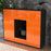 Highboard Marika, Orange Studio (136x108x35cm) - Dekati GmbH