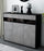 Highboard Marlene, Beton Studio (136x108x35cm) - Dekati GmbH