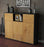 Highboard Melanie, Eiche Studio (136x108x35cm) - Dekati GmbH