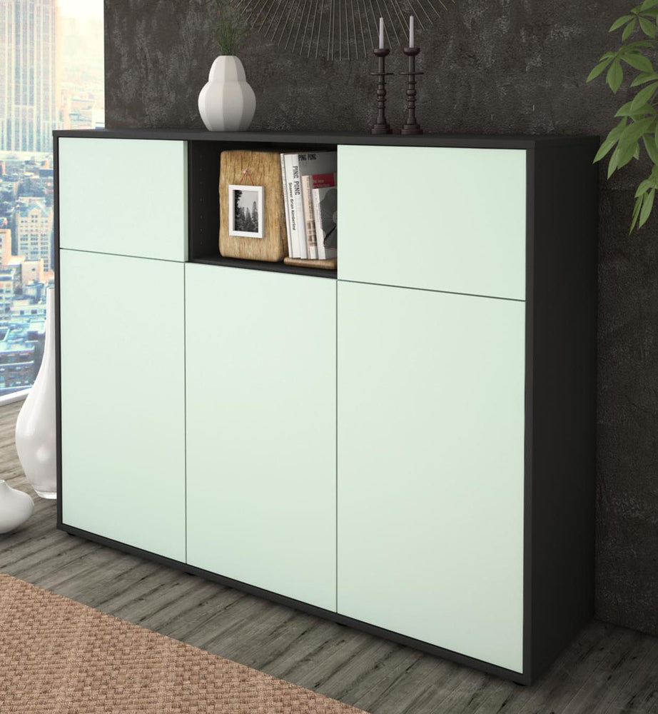 Highboard Melanie, Mint Studio (136x108x35cm) - Dekati GmbH