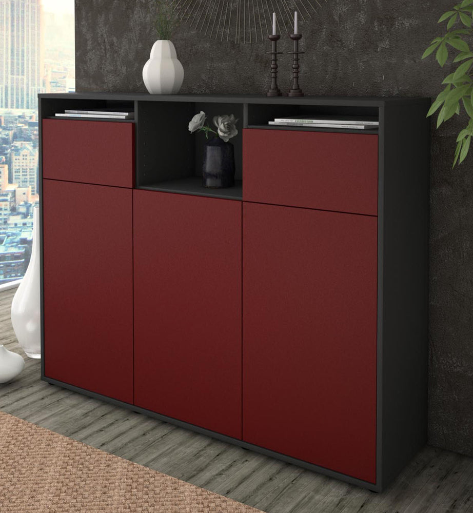 Highboard Melena, Bordeaux Studio (136x108x35cm) - Dekati GmbH