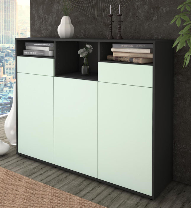 Highboard Melina, Mint Studio (136x108x35cm) - Dekati GmbH