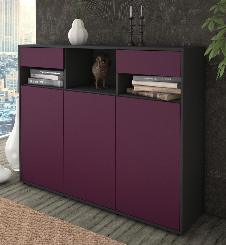 Highboard Mena, Lila Studio (136x108x35cm) - Dekati GmbH