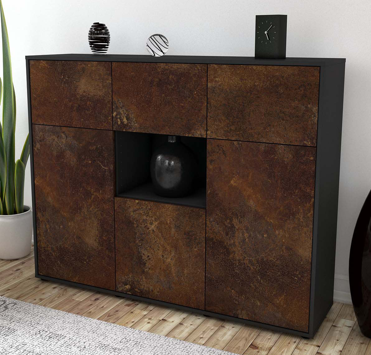 Highboard Milena, Rost Studio (136x108x35cm) - Dekati GmbH