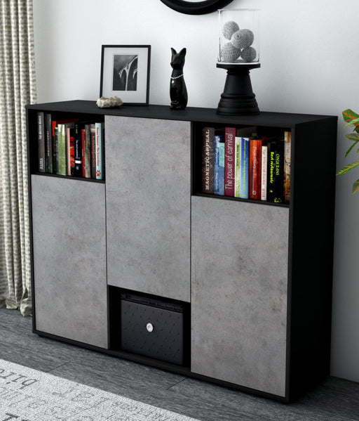 Highboard Momo, Beton Studio (136x108x35cm) - Dekati GmbH