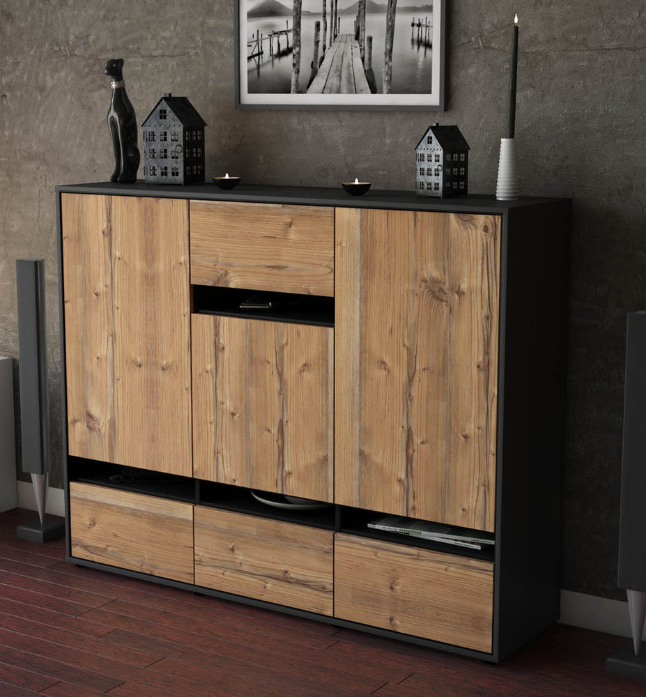 Highboard Mona, Pinie Studio (136x108x35cm) - Dekati GmbH