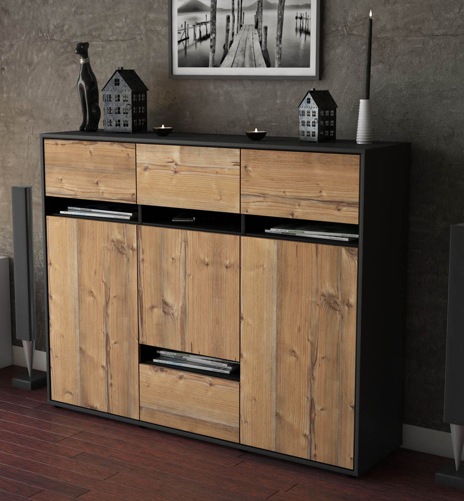 Highboard Monia, Pinie Studio (136x108x35cm) - Dekati GmbH