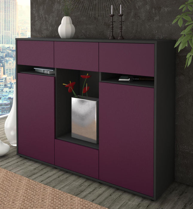 Highboard Nadia, Lila Studio (136x108x35cm) - Dekati GmbH