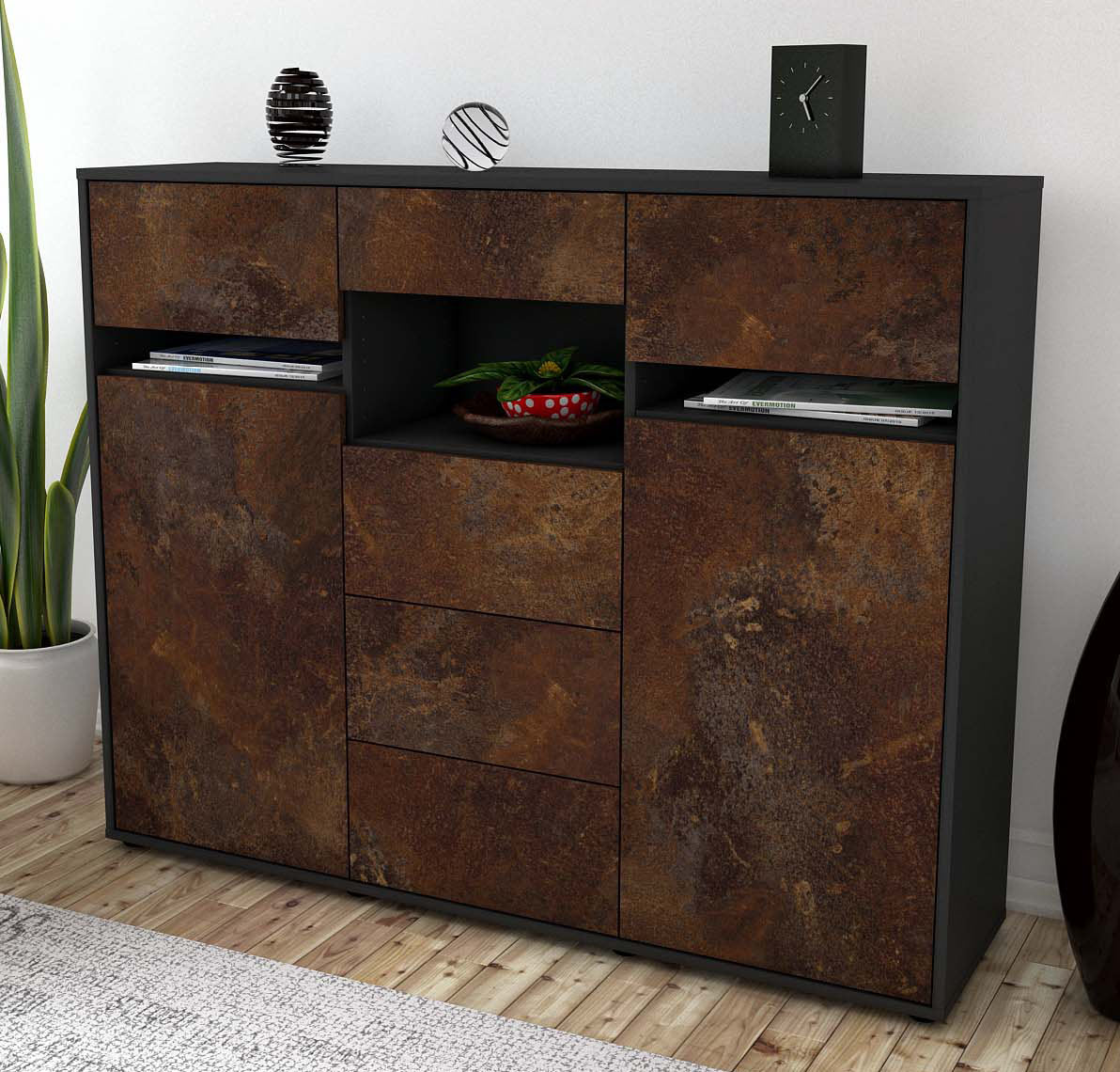 Highboard Nella, Rost Studio (136x108x35cm) - Dekati GmbH