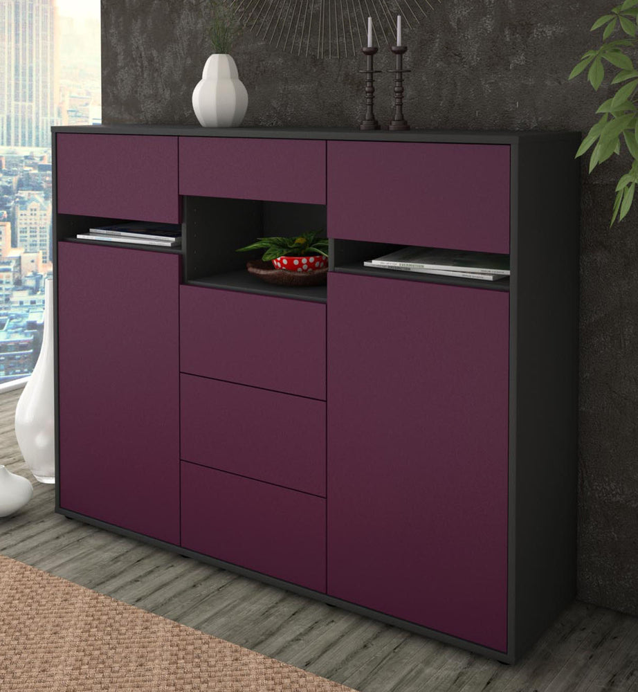 Highboard Nella, Lila Studio (136x108x35cm) - Dekati GmbH