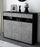 Highboard Ylenia, Beton Studio (136x108x35cm) - Dekati GmbH