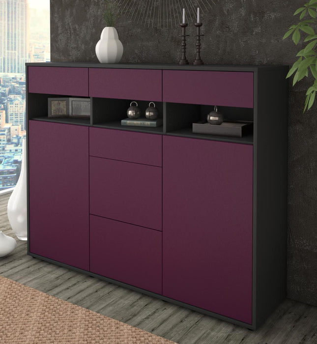 Highboard Ylenia, Lila Studio (136x108x35cm) - Dekati GmbH