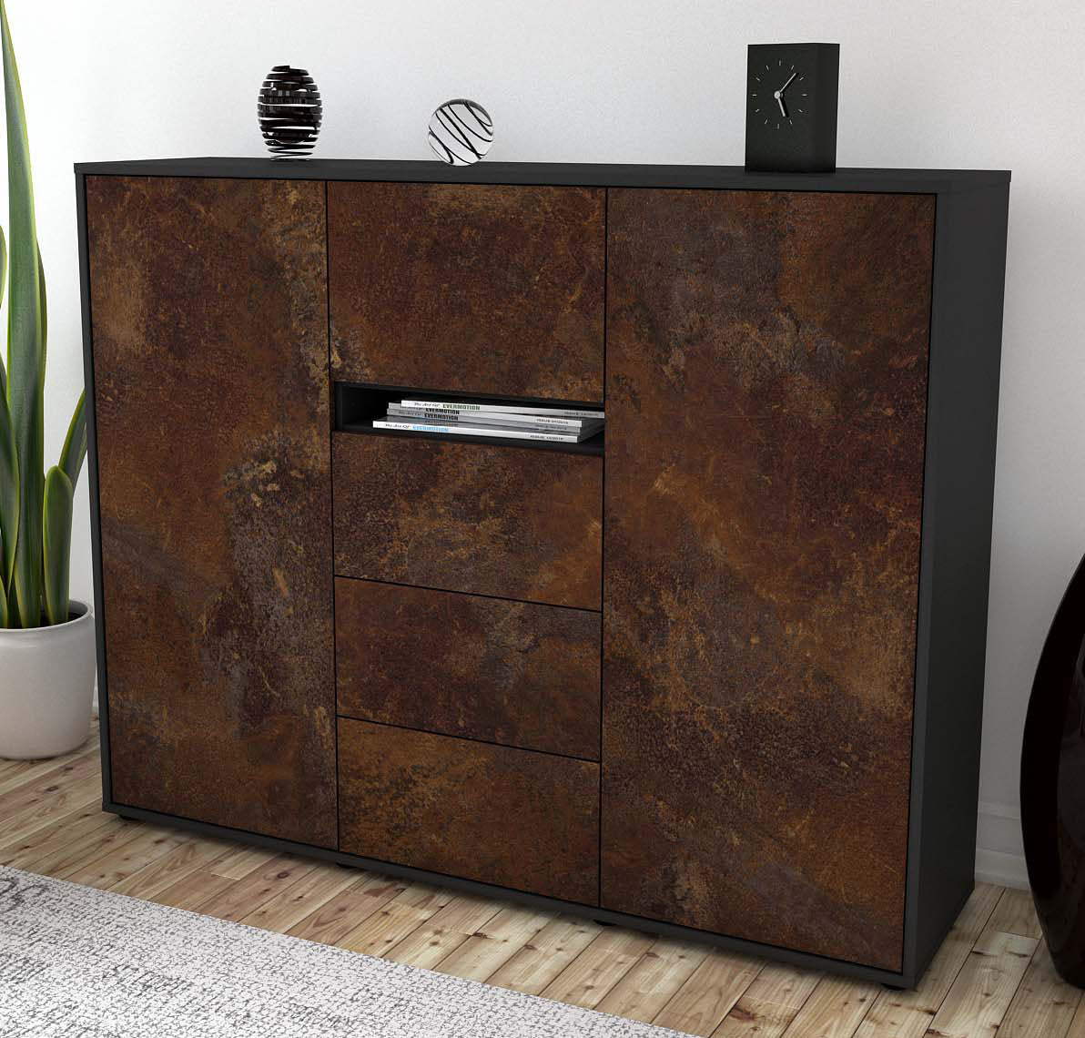 Highboard Nikola, Rost Studio (136x108x35cm) - Dekati GmbH