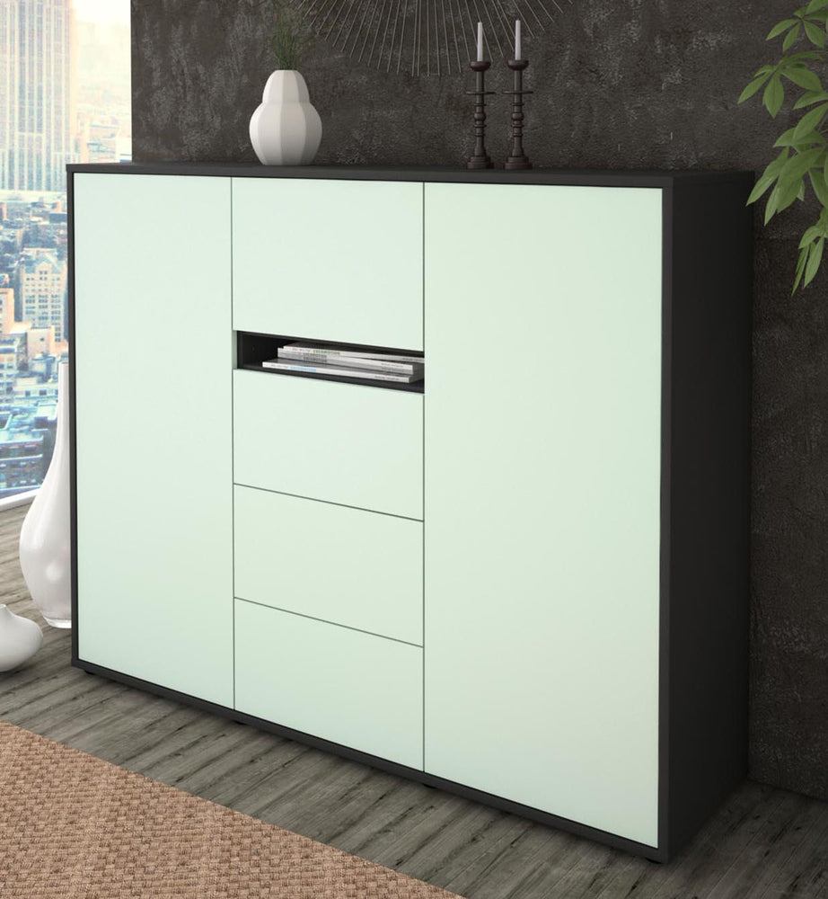 Highboard Nikola, Mint Studio (136x108x35cm) - Dekati GmbH