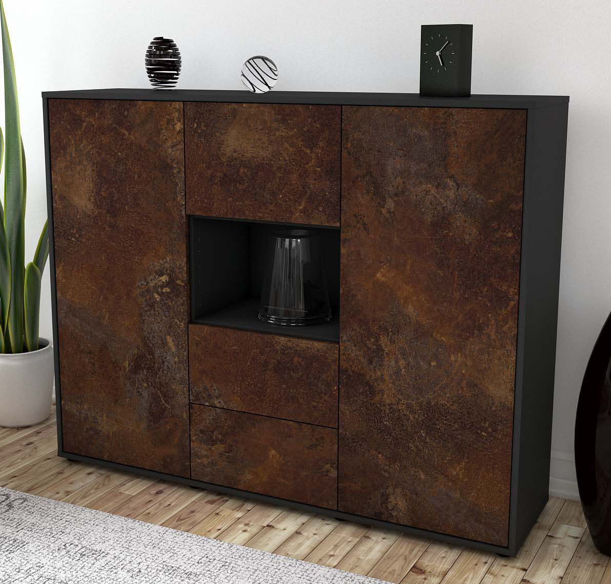 Highboard Nila, Rost Studio (136x108x35cm) - Dekati GmbH