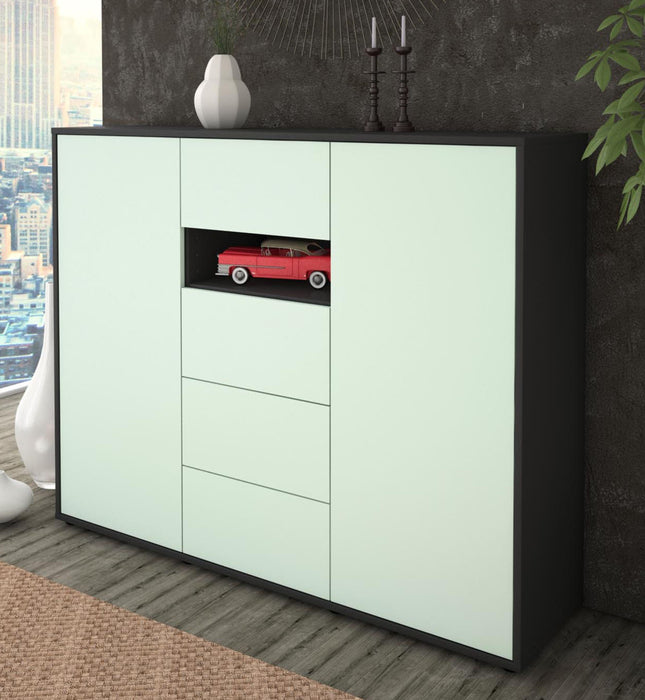 Highboard Noe, Mint Studio (136x108x35cm) - Dekati GmbH