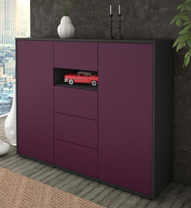 Highboard Noe, Lila Studio (136x108x35cm) - Dekati GmbH