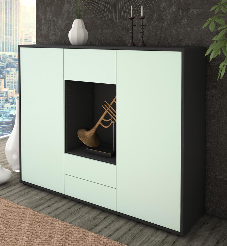 Highboard Norina, Mint Studio (136x108x35cm) - Dekati GmbH