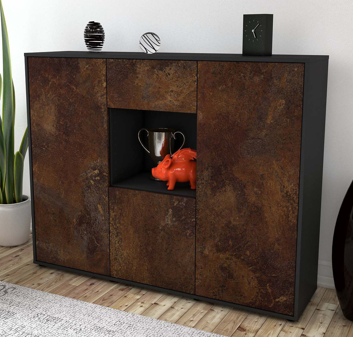 Highboard Nuria, Rost Studio (136x108x35cm) - Dekati GmbH