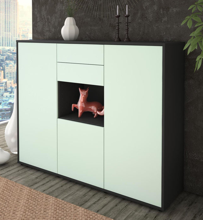 Highboard Penelope, Mint Studio (136x108x35cm) - Dekati GmbH