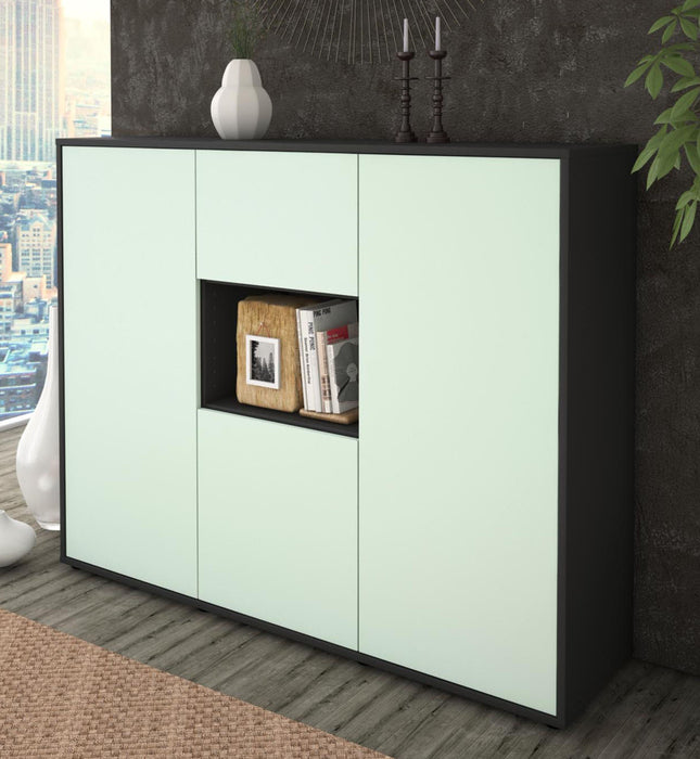 Highboard Pippa, Mint Studio (136x108x35cm) - Dekati GmbH