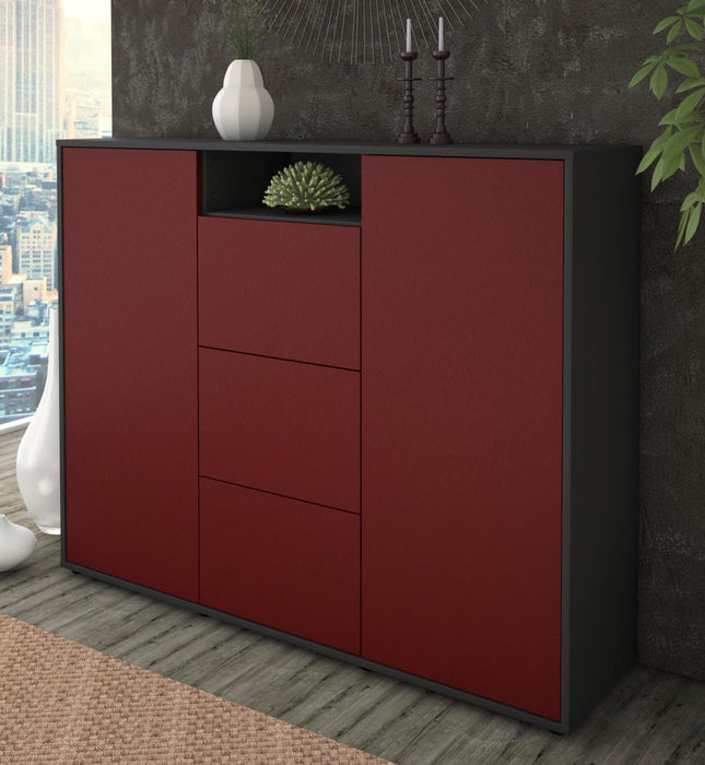 Highboard Quartilla, Bordeaux Studio (136x108x35cm) - Dekati GmbH