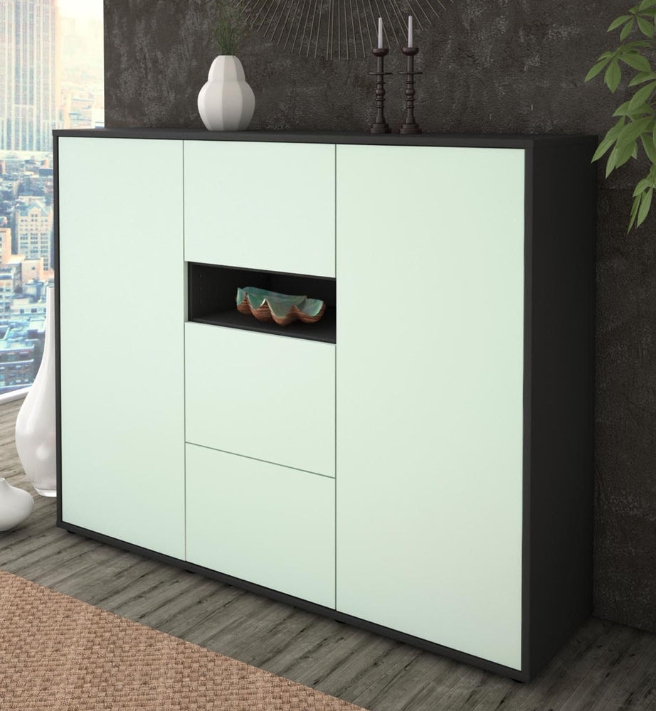 Highboard Quinta, Mint Studio (136x108x35cm) - Dekati GmbH