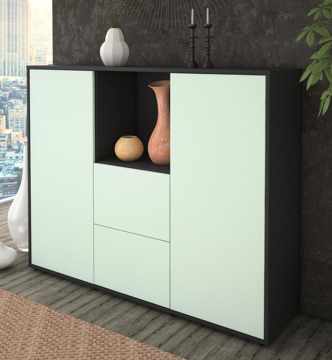 Highboard Rabea, Mint Studio (136x108x35cm) - Dekati GmbH