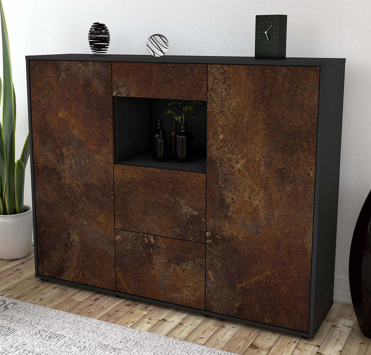 Highboard Rachelle, Rost Studio (136x108x35cm) - Dekati GmbH