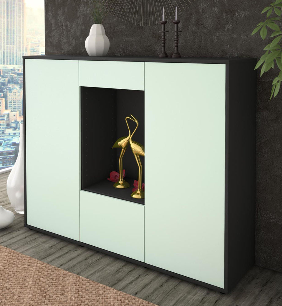 Highboard Raffaela, Mint Studio (136x108x35cm) - Dekati GmbH