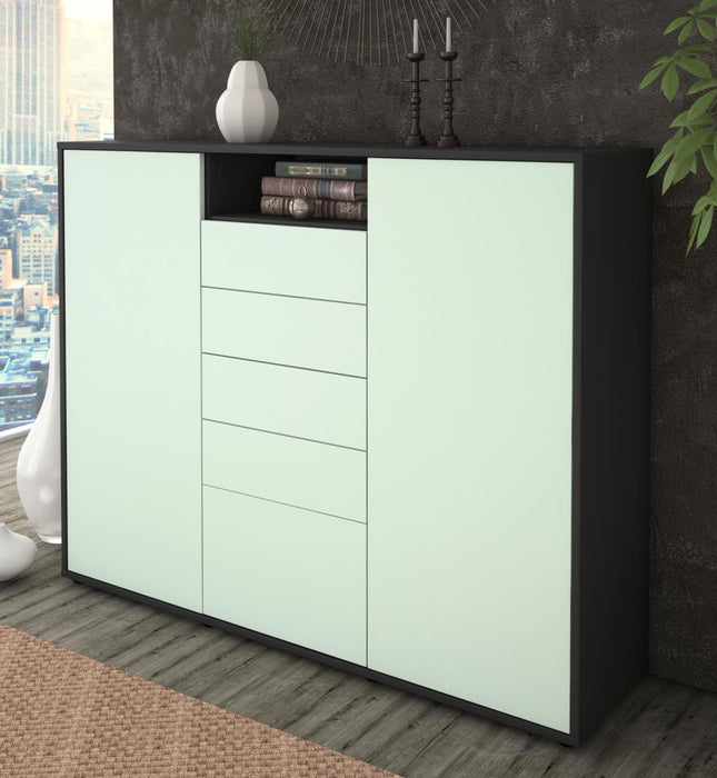 Highboard Ravena, Mint Studio (136x108x35cm) - Dekati GmbH