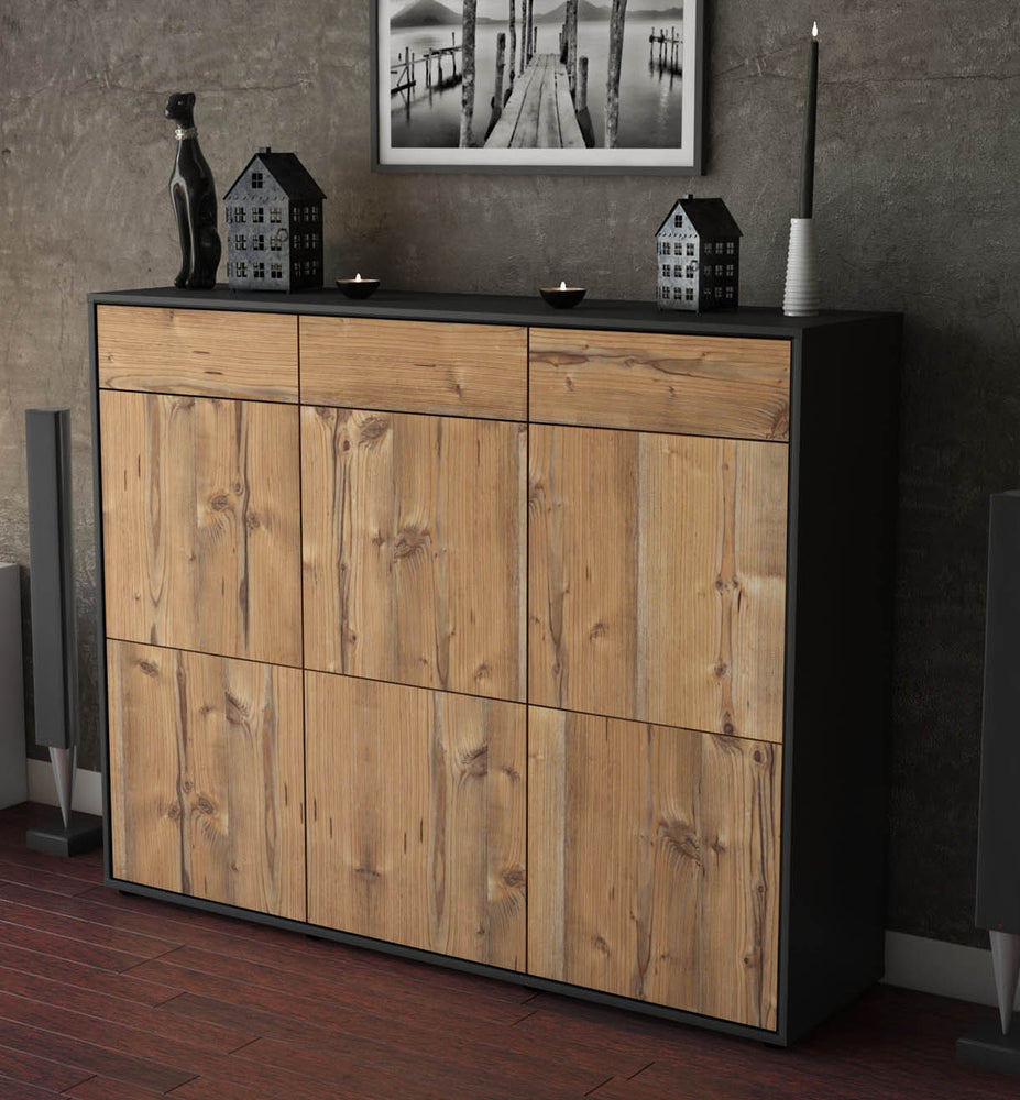 Highboard Santina, Pinie Studio (136x108x35cm) - Dekati GmbH