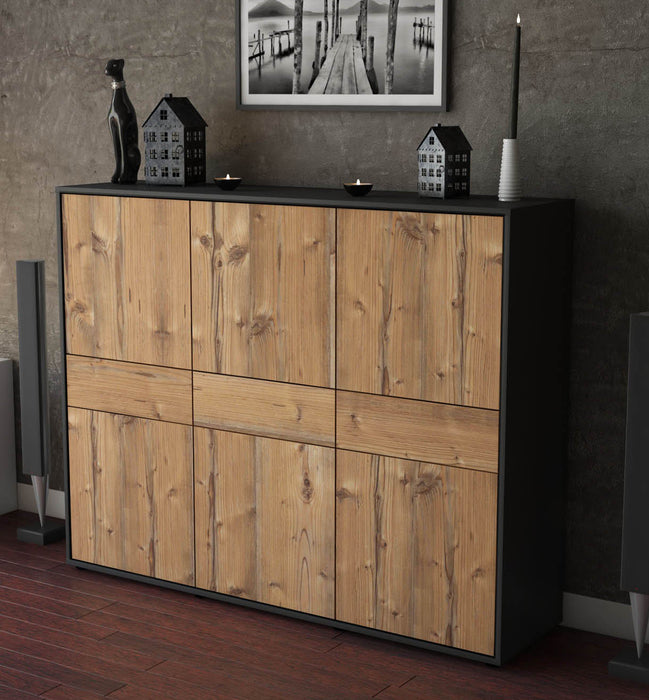 Highboard Saphira, Pinie Studio (136x108x35cm) - Dekati GmbH