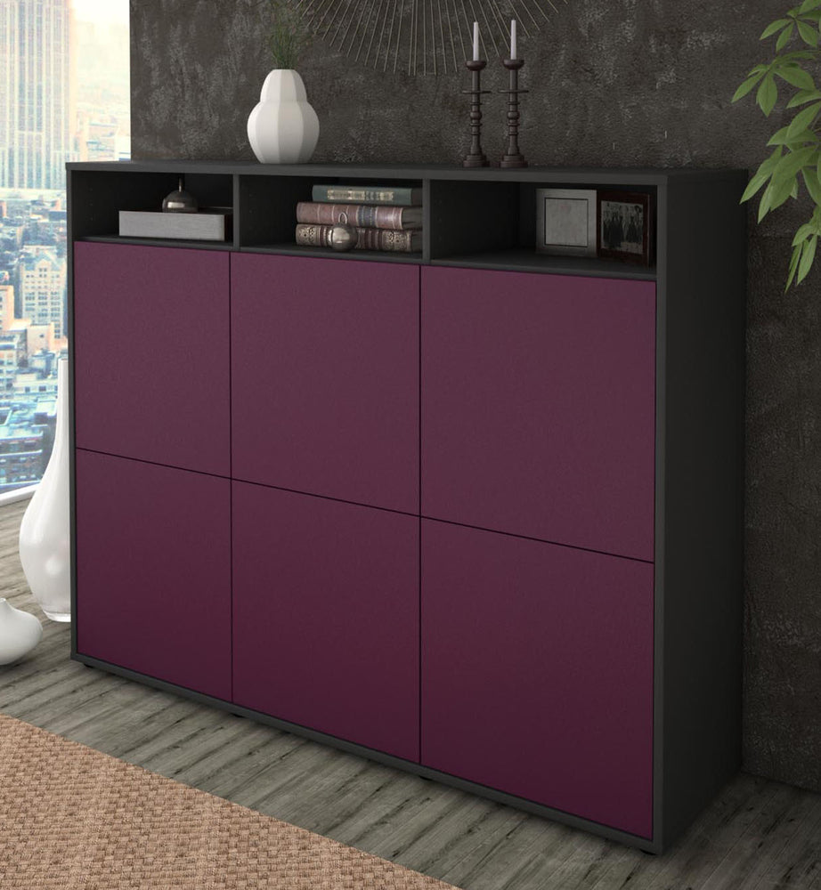 Highboard Sara, Lila Studio (136x108x35cm) - Dekati GmbH