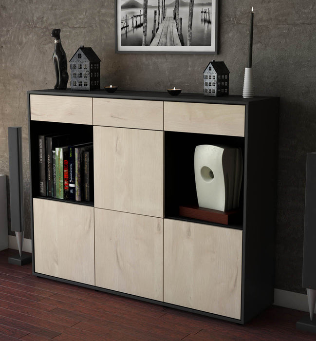 Highboard Selena, Zeder Studio (136x108x35cm) - Dekati GmbH