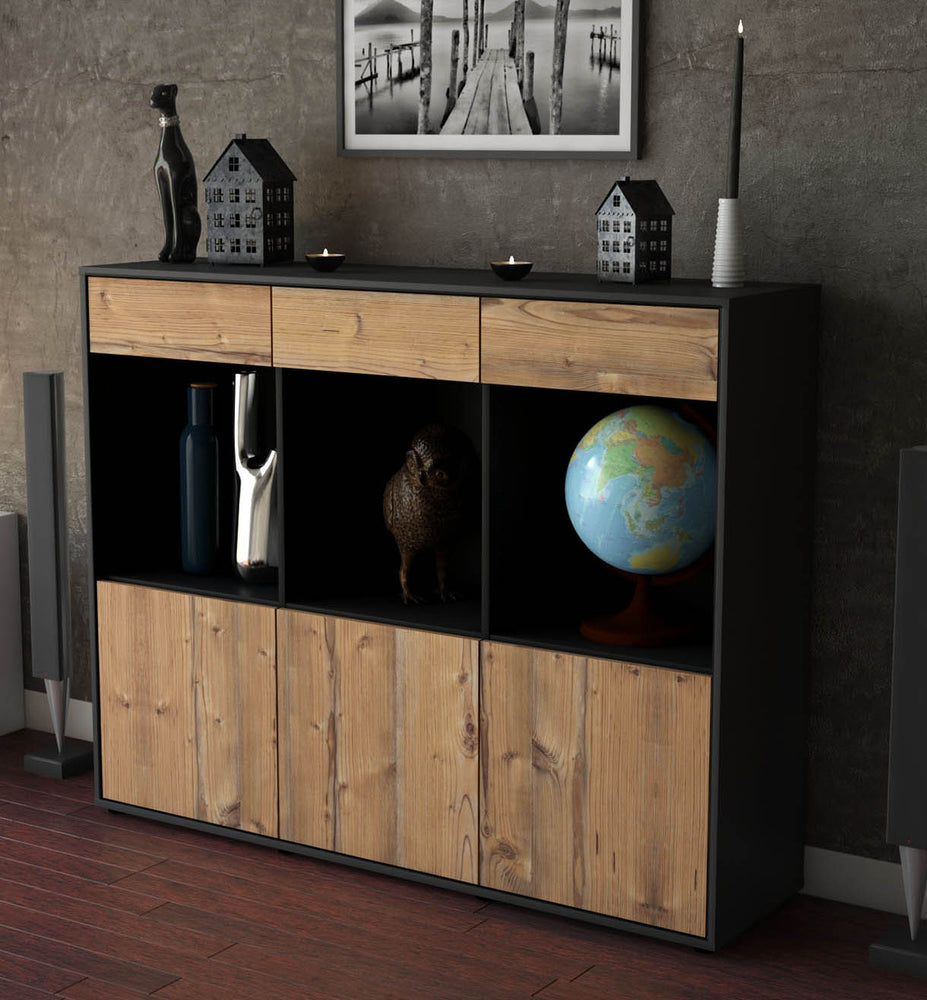 Highboard Selina, Pinie Studio (136x108x35cm) - Dekati GmbH