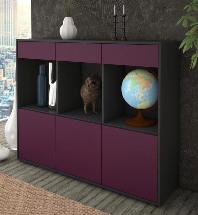 Highboard Selina, Lila Studio (136x108x35cm) - Dekati GmbH