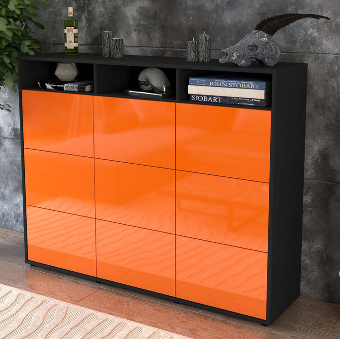 Highboard Sofia, Orange Studio (136x108x35cm) - Dekati GmbH