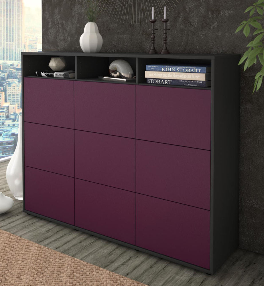 Highboard Sofia, Lila Studio (136x108x35cm) - Dekati GmbH