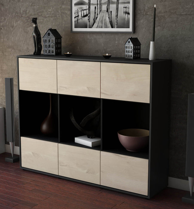 Highboard Suna, Zeder Studio (136x108x35cm) - Dekati GmbH