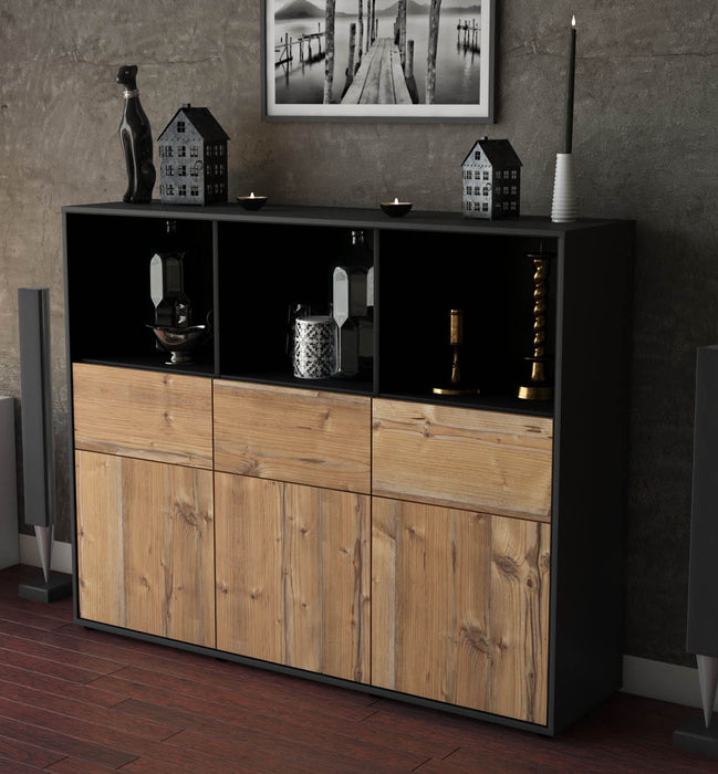 Highboard Theresia, Pinie Studio (136x108x35cm) - Dekati GmbH