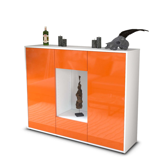 Highboard Malina, Orange Seite (136x108x35cm) - Dekati GmbH