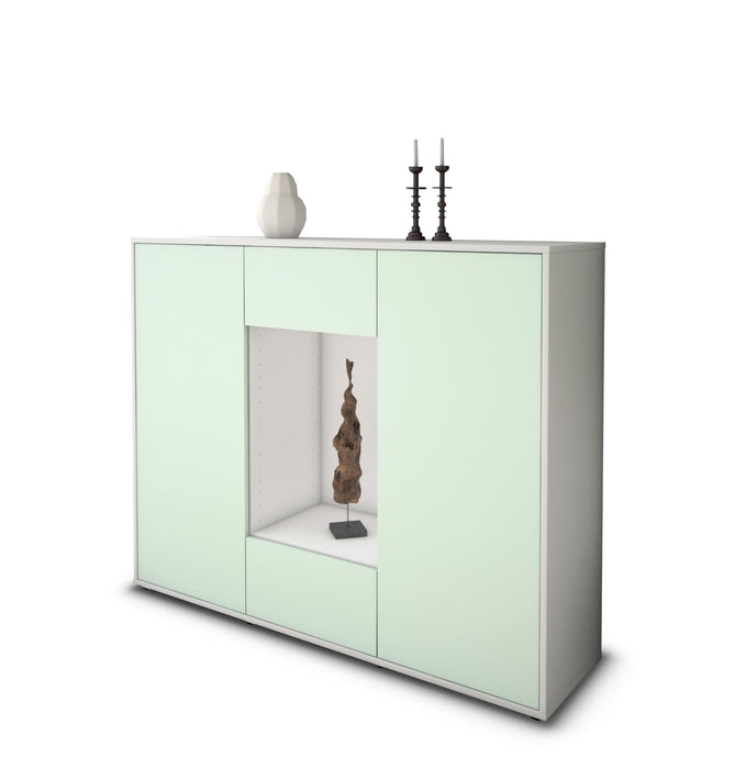 Highboard Malina, Mint Seite (136x108x35cm) - Dekati GmbH