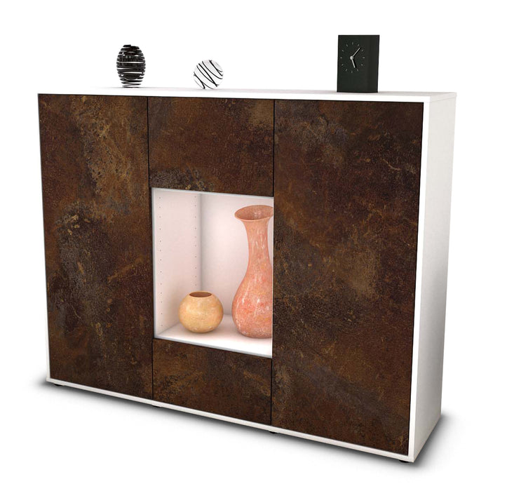 Highboard Manuela, Rost Seite (136x108x35cm) - Dekati GmbH