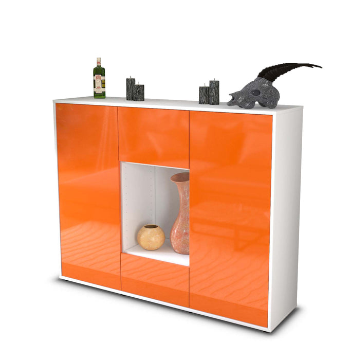 Highboard Manuela, Orange Seite (136x108x35cm) - Dekati GmbH