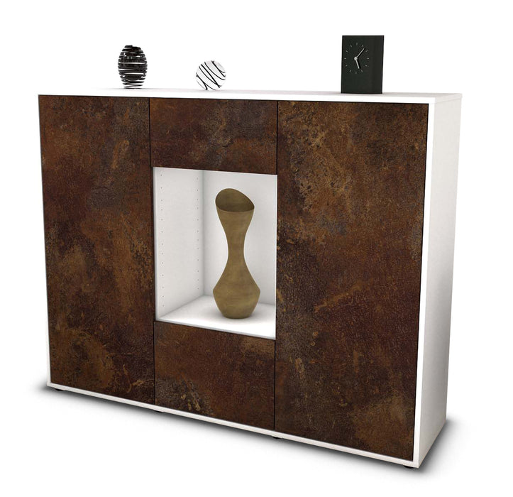 Highboard Mara, Rost Seite (136x108x35cm) - Dekati GmbH