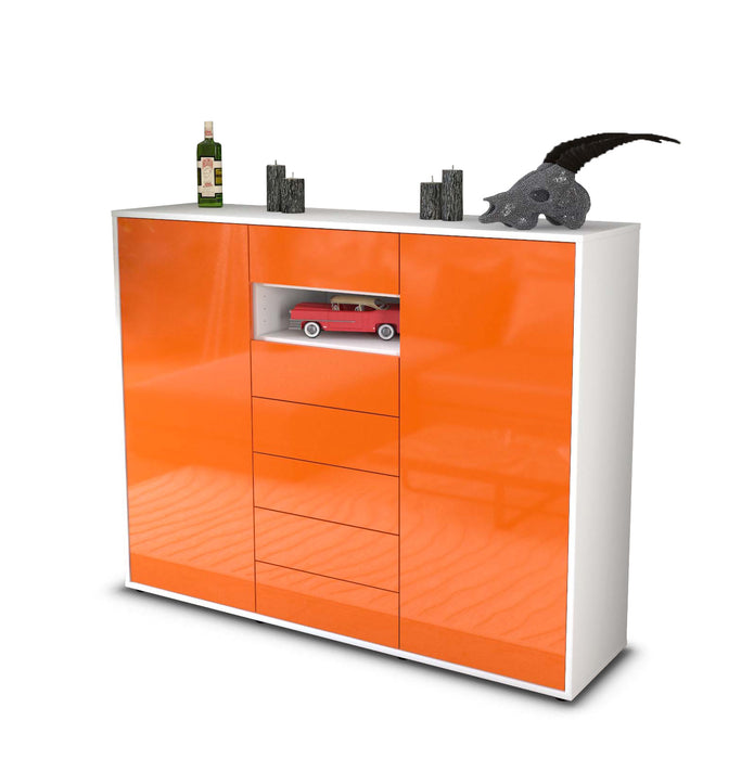 Highboard Maria, Orange Seite (136x108x35cm) - Dekati GmbH