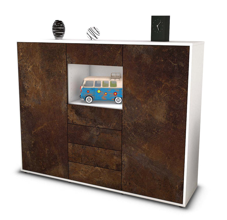 Highboard Marie, Rost Seite (136x108x35cm) - Dekati GmbH