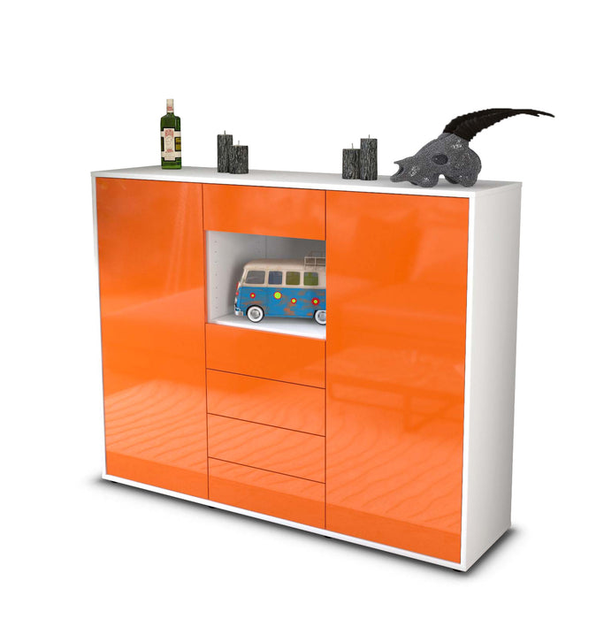 Highboard Marie, Orange Seite (136x108x35cm) - Dekati GmbH