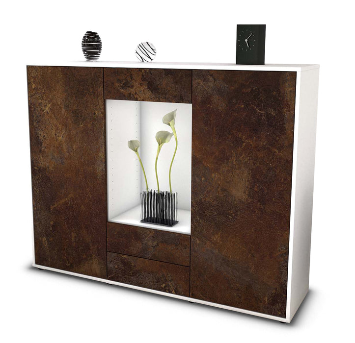 Highboard Marilena, Rost Seite (136x108x35cm) - Dekati GmbH